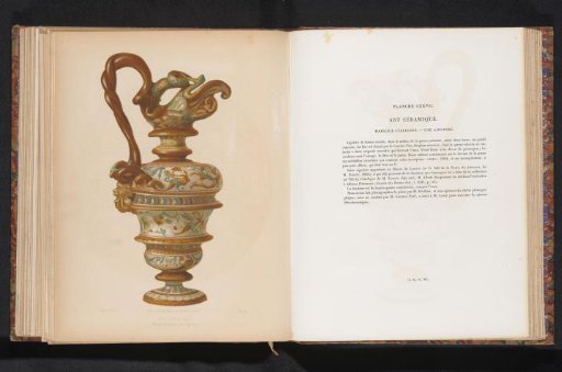 Reproduction of a design for a decorated ewer