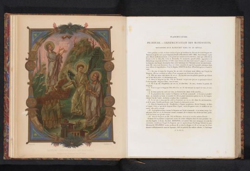 Reproduction of an illumination with a scene from the Book of Ezekiel