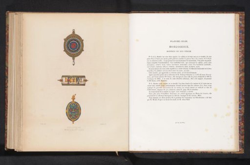 Reproduction of a design for three sixteenth-century clocks
