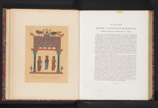 Reproduction of an illumination of three saints