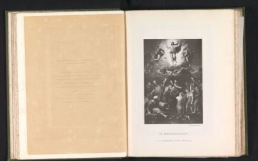 Photographic reproduction of a print depicting the Transfiguration