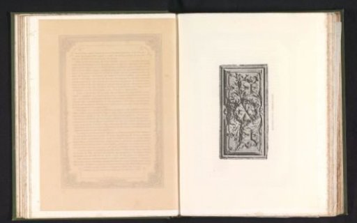 Wooden door panel with a relief