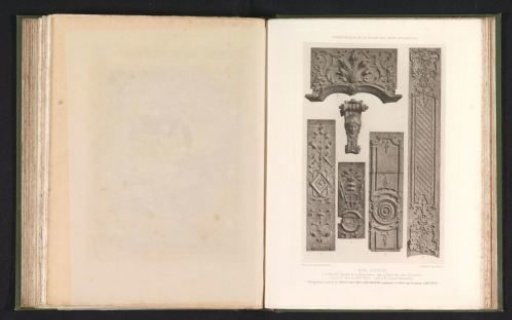 Six reliefs on wood