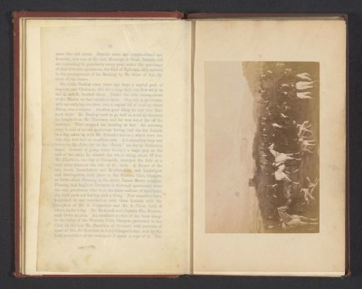 Photographic reproduction of an image of hunters and hunting dogs