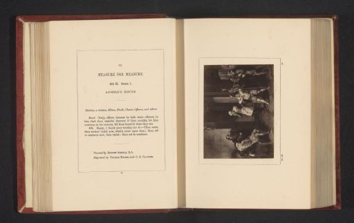 Photographic Reproduction of an Engraving after a Painting by Robert Smirke, Depicting a Scene from The Taming of the Shrew by William Shakespeare