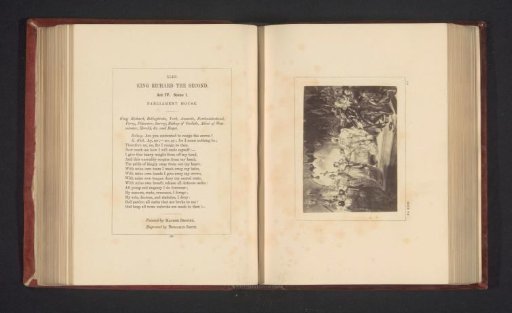 Photographic reproduction of a print after a painting by Mather Brown, depicting a scene from Richard II by William Shakespeare