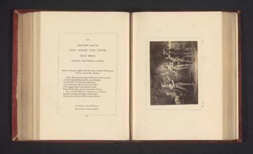 Photographic reproduction of a print after a painting by Josiah Boydell, depicting a scene from Henry VI, Part 1 by William Shakespeare