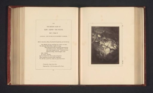 Photographic reproduction of a print after a painting by John Opie, depicting a scene from Henry VI, Part 2 by William Shakespeare