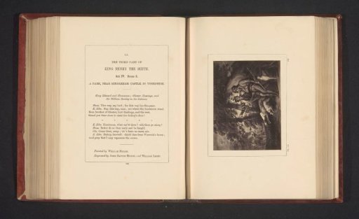 Photographic Reproduction of an Engraving after a Painting by William Miller, Representing a Scene from Henry VI, Part 3 by William Shakespeare