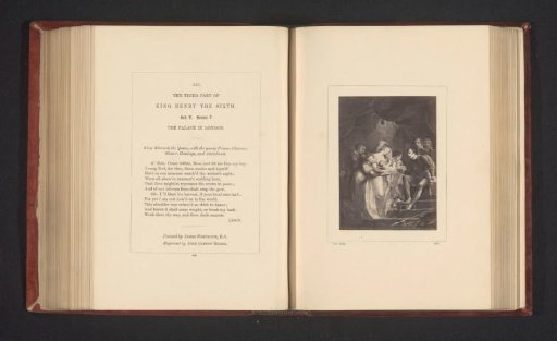 Photographic Reproduction of an Engraving after a Painting by James Northcote, Representing a Scene from Henry VI, Part 3 by William Shakespeare