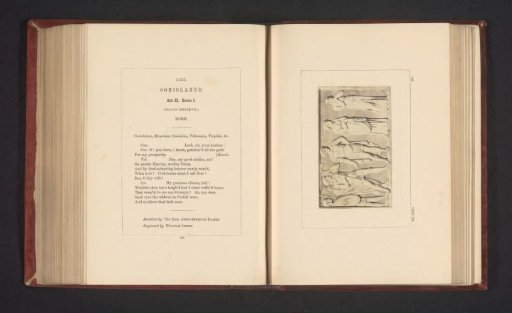 Photographic Reproduction of an Engraving after a Relief by Anne Seymour Damer, Representing a Scene from Coriolanus by William Shakespeare