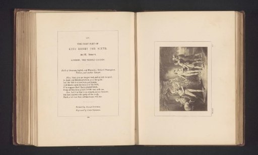 Photographic reproduction of a print after a painting by Josiah Boydell, depicting a scene from Henry VI, Part 1 by William Shakespeare