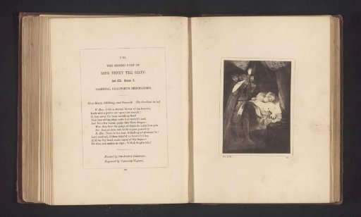 Photographic reproduction of a print after a painting by Joshua Reynolds, depicting a scene from Henry VI, Part 2 by William Shakespeare