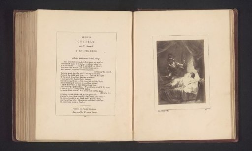 Photographic reproduction of a print after a painting by James Graham, representing a scene from Othello by William Shakespeare