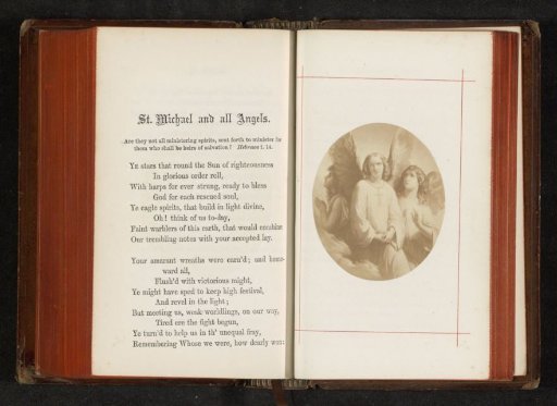 Photographic reproduction of a print depicting Three Angels