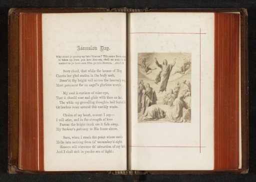 Photographic reproduction of a print depicting the Ascension of Christ