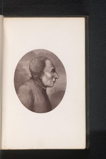 Photographic reproduction of an engraving, representing a portrait of Emanuele Aponte