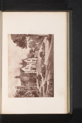 Photographic reproduction of a painting, depicting a view of Lime House