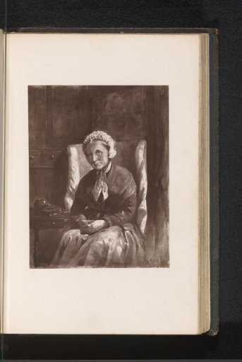 Photographic reproduction of a painting depicting a portrait of Mary Lea Gidman