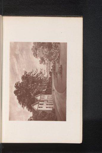 Photographic reproduction of a painting, depicting a view of the parsonage of Stoke