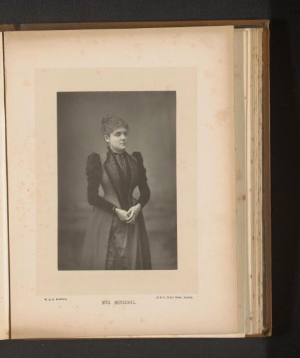 Portrait of Lilian Henschel