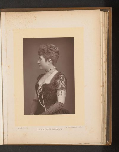 Portrait of Mina Gardner, wife of Charles Beresford