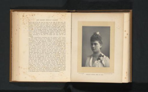 Portrait of Victoria Maria Augusta Louise Olga Pauline Claudine Agnes of Teck