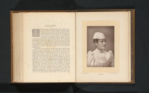 Portrait of Lottie Dod