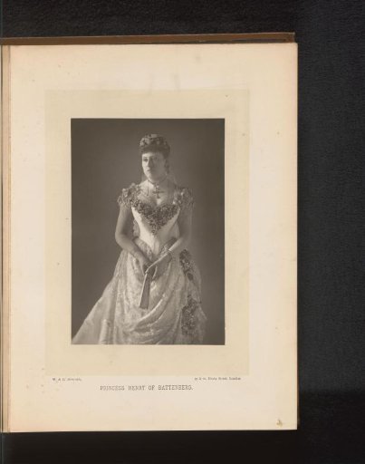 Portrait of Beatrice Mary Victoria Feodore of Saxe-Coburg and Gotha