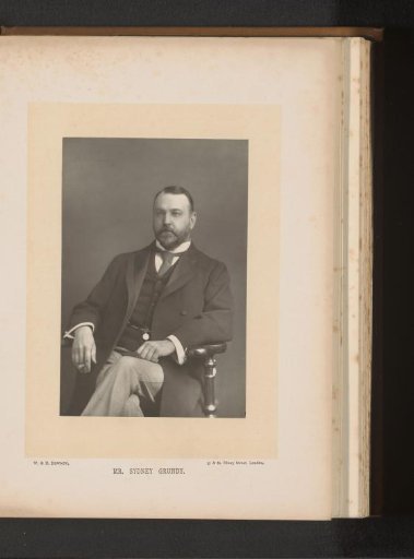 Portrait of Sydney Grundy