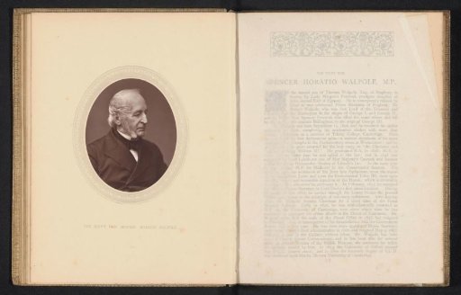 The Right Hon. Spencer Horatio Walpole