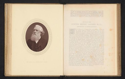 The Right Hon. Austen Henry Layard