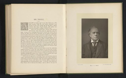 Portrait of John Lawrence Toole