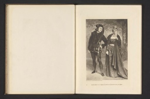 Mr R. Mansfield and Miss B. Cameron as Richard III and Lady Anne