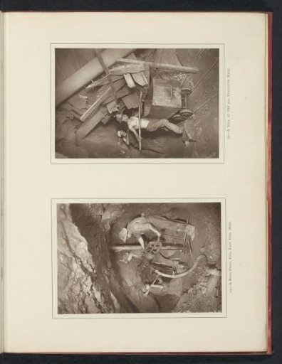 Miners in a mine in Cornwall