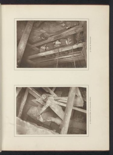 Miners in the Dolcoath Mine in Cornwall