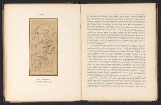 Ivory Roman sculpture, presumably representing Valentinianus III and Galla Placidia