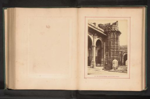 Basement of a minaret of the Shapoor mosque in Ahmedabad