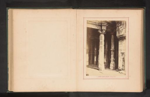 Pillars of the Ahmed Shah's Mosque in Ahmedabad