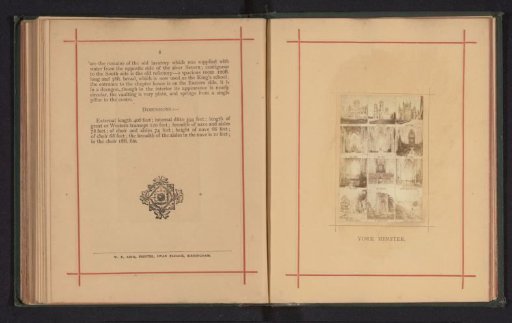 Photographic reproduction of twelve photographs of York Minster and St. Mary's Abbey