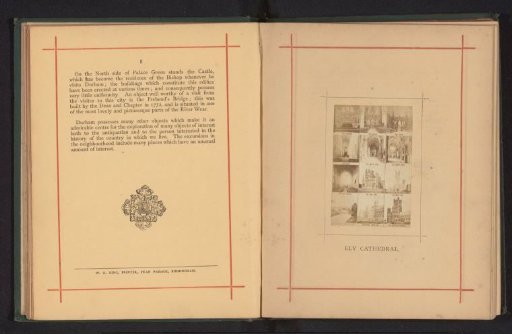 Photographic reproduction of twelve photographs of Ely Cathedral