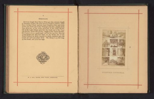Photographic reproduction of twelve photographs of Hereford Cathedral