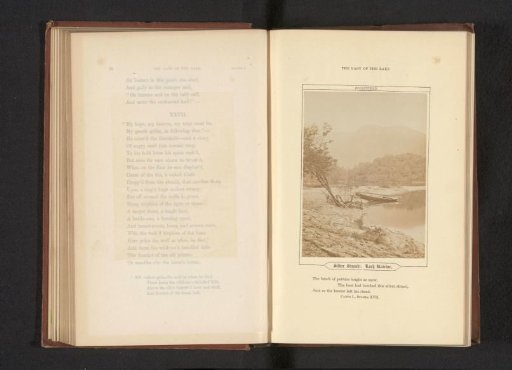 View of Silver Strand with a boat, a shore of Loch Katrine