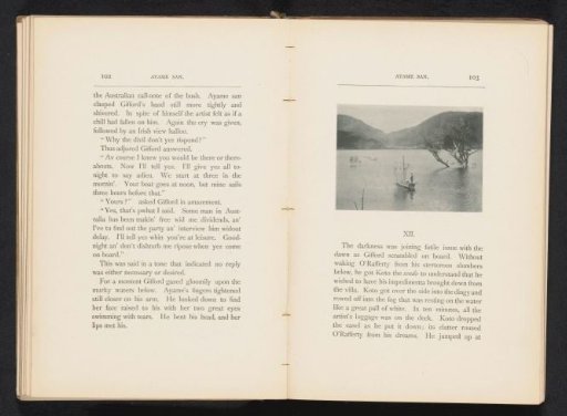 View of a Sailing Ship (Probably) on a Lake in Japan