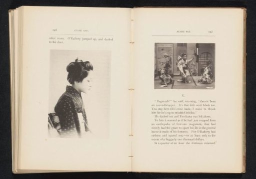 Portrait of an unknown girl in a kimono