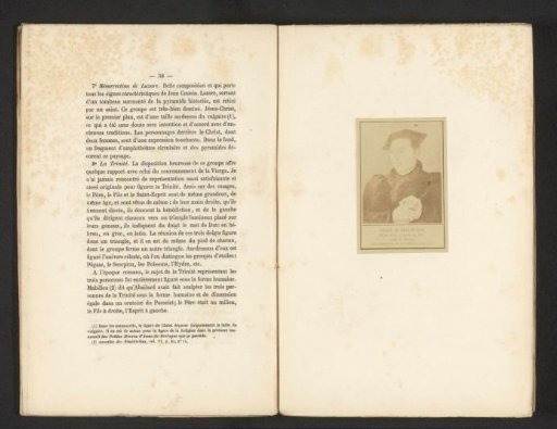 Photographic reproduction of a painting depicting a portrait of Jean Bouwier, priest of Soucy
