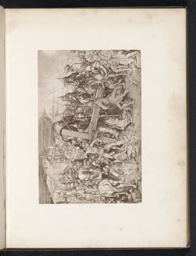 Photographic reproduction of a print depicting Christ Carrying the Cross