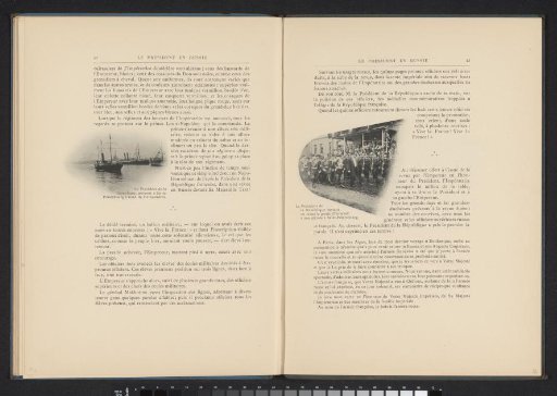 Arrival of President Félix Faure in St. Petersburg aboard the yacht Alexandria