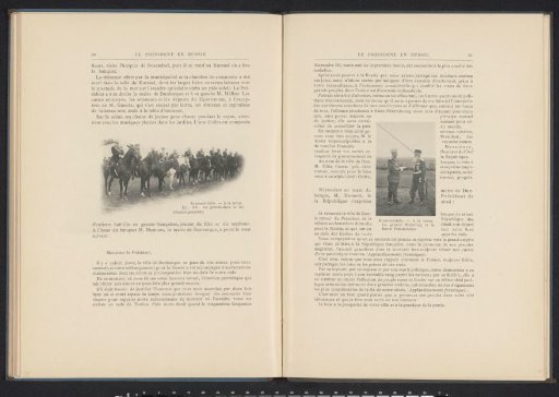 Dukes and officers on horseback at Krasnoye Selo
