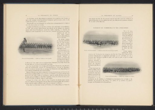Parade of infantry at Krasnoye Selo